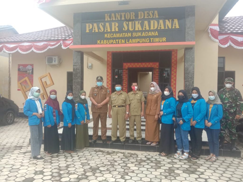 Kades Pasar Sukadana Ucapkan Terimakasih Kepada Mahasiswa IAIN Metro