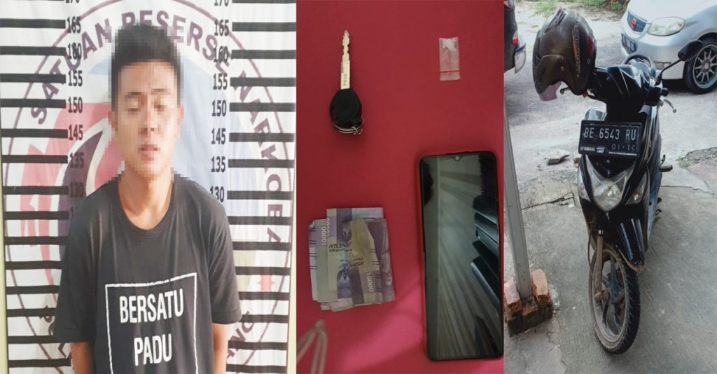 Patroli Macan Polres Tulang Bawang Tangkap Pemuda Yang Membawa Narkotika