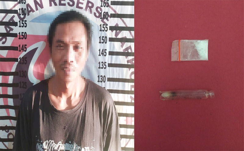 Rumah Tempat Transaksi Narkotika di Rawa Jitu Timur Digerebek Polres Tulang Bawang