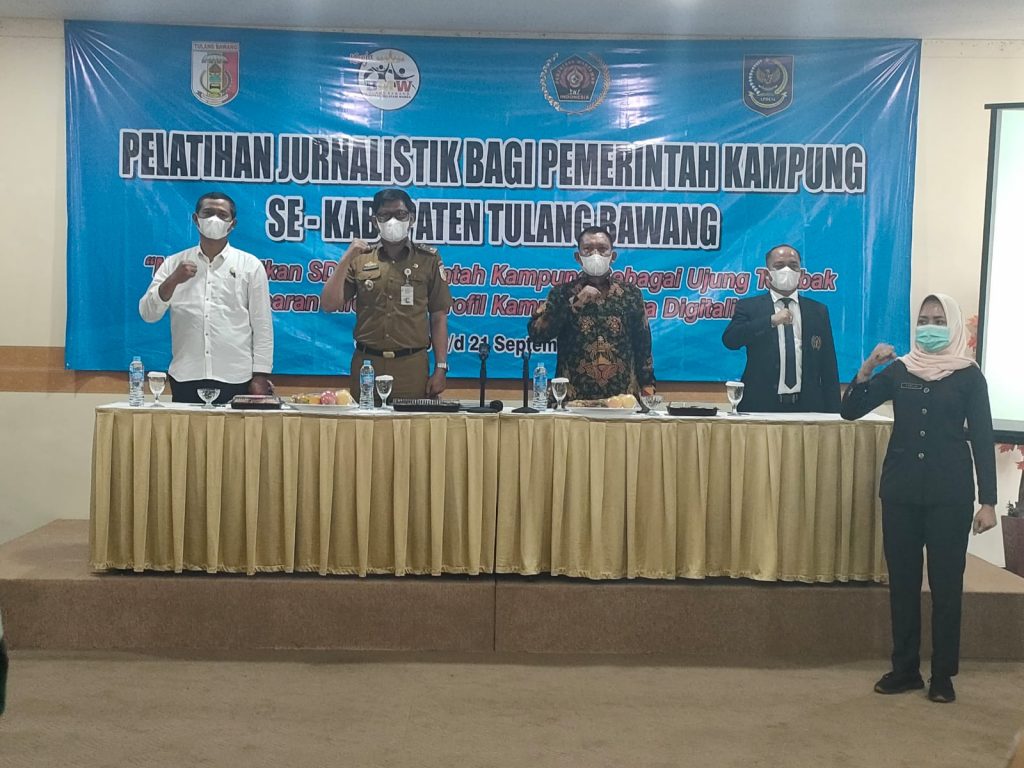 Pemkab Tuba Membuka Secara Resmi Pelatihan Jurnalistik yang Digelar PWI Tuba