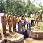 Bupati Adipaty Hadiri Pelaksanaan Running Test Saluran Irigasi Way Umpu
