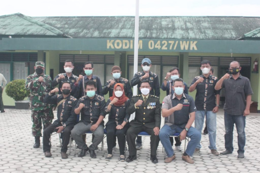 HUT TNI Ke-76, Kodim 0427/WK, PWI Way Kanan Beri Ucapan Slamat