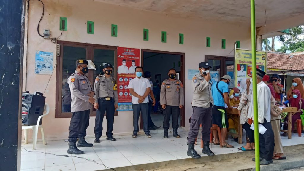 Capaian Vaksin Presisi Merdeka Polres Lampung Barat Pada Selasa (12/10/21) Sebanyak 4.210Dosis.