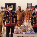 Bupati Parosil Hadiri Muswil APKASI Korwil Lampung Bupati Lamteng Musa Ahmad Nahkodai APKASI Lampung Masa Bhakti 2021-2026.