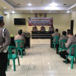 Biro SDM Polda Lampung Analisa dan Evaluasi Fungsi SDM T.A. 2021 serta Supervisi Vaksinasi di Polres Way Kanan.