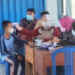 Vaksinasi Tahap I Presisi Polri  Sasar Anak Didik Di Sekolah SMP N 1 Sekincau 