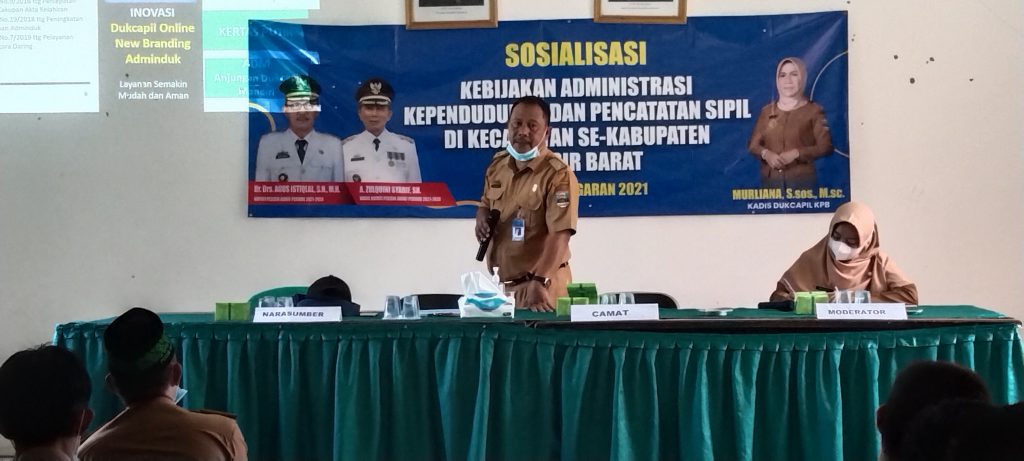Disdukcapil Adakan Sosialisasi Kependudukan Di Kecamatan Pesisir Selatan