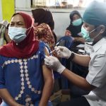 Partai PBB Pesibar Bekerjasama Dengan Polres Lam-Bar Adakan Vaksinasi Tahap Satu Dan Dua, Di Sekretariat Partai Bulan Bintang