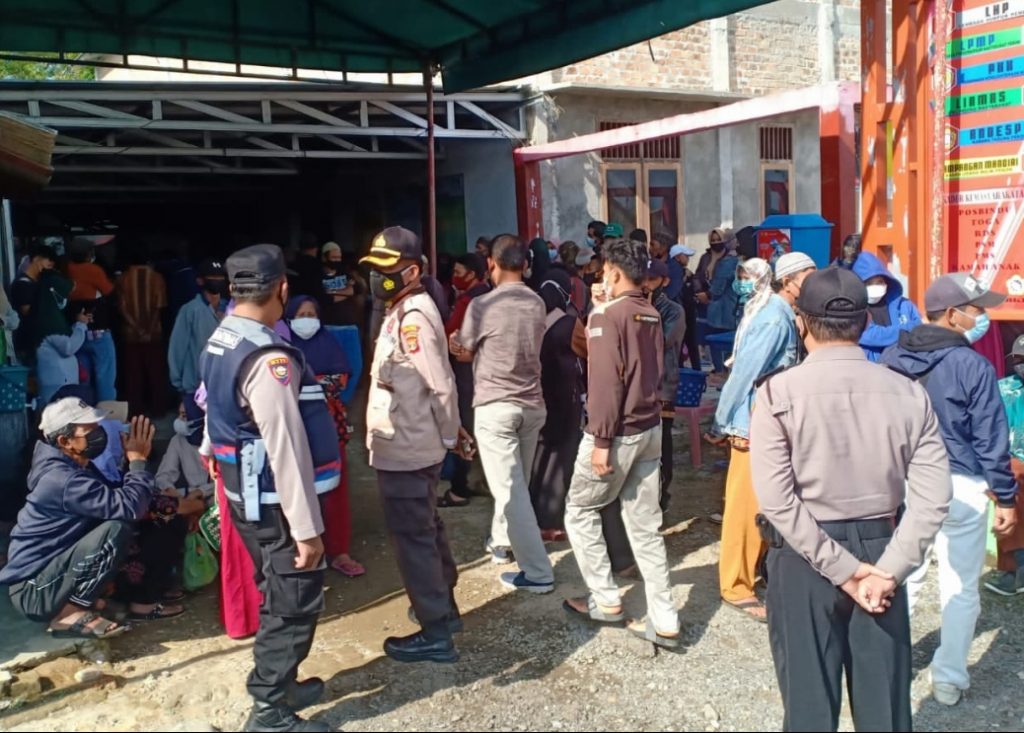 Pertama Terjadi Di Lampung Barat 1.384 Dosis Vaksin Di Suntikkan Di Satu Tempat Dalam Sehari.