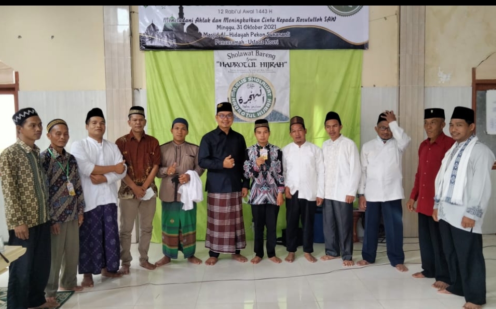 Pekon Sukananti Kecamatan Way Tenong Peringati Maulid Nabi Muhammad SAW 1443 Hijriah.