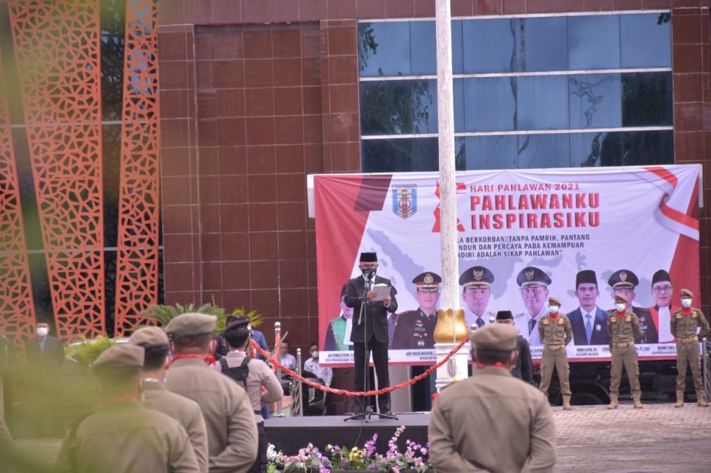 Pemkab Way Kanan Peringati Hari Pahlawan Th 2021