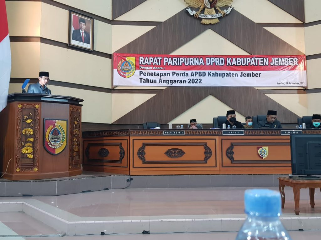 Bupati Jember Menjelaskan Arah APBD 2022 Masih Fokus pada Pembangunan Infrastuktur