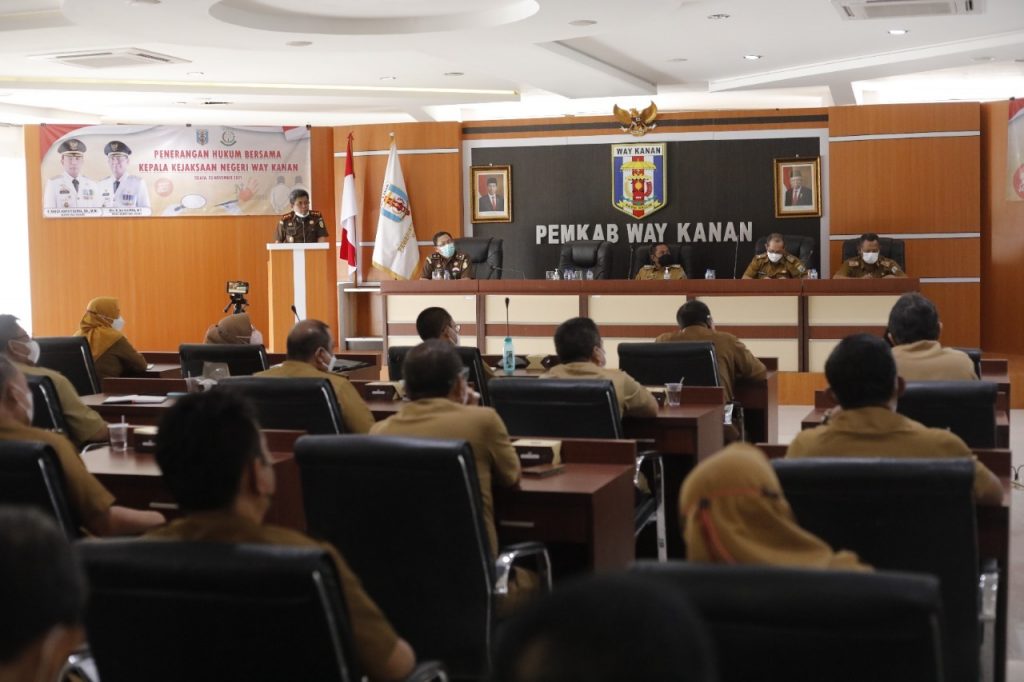 Wabup Ali Rahman Hadiri Acara Penerangan Hukum Bersama Kejaksaan Negeri