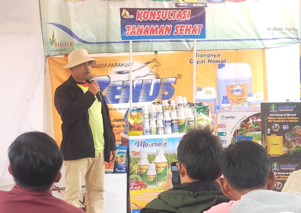 PT.Biotis Agrindo Temu Tani Bersama Petani Pertama Di Masa Pandemi Dikios Bintang Tani.