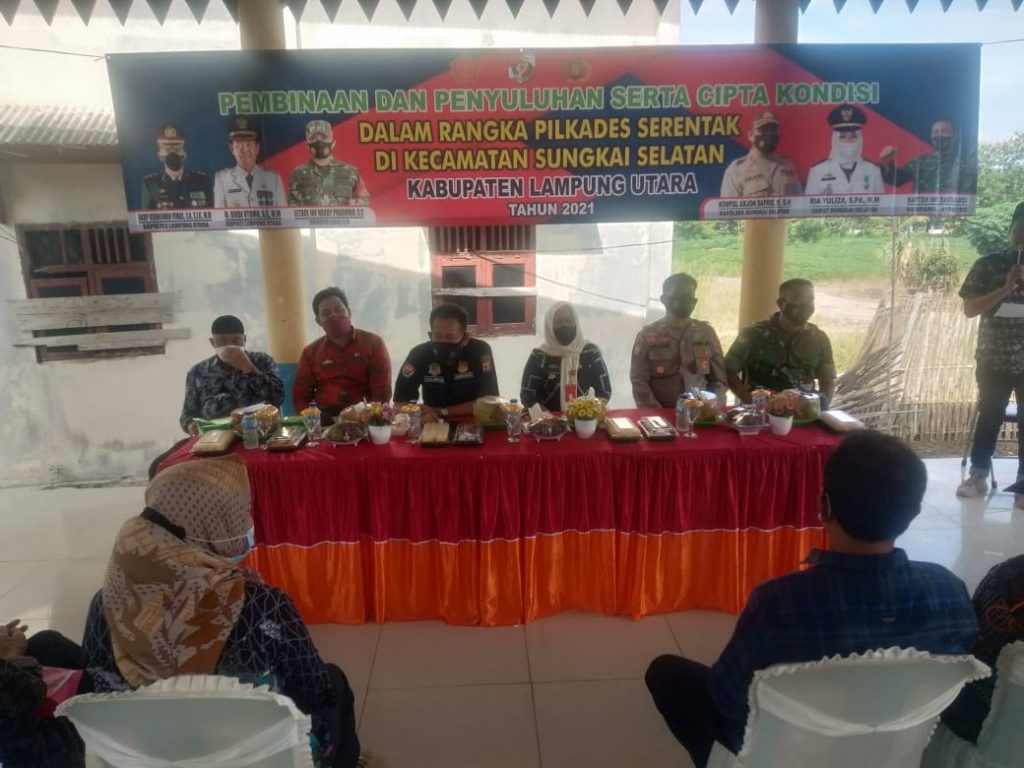 Pembinaan Dan Penyuluhan Serta Cipta Kondisi Pilkades Serentak Kecamatan Sungkai Selatan