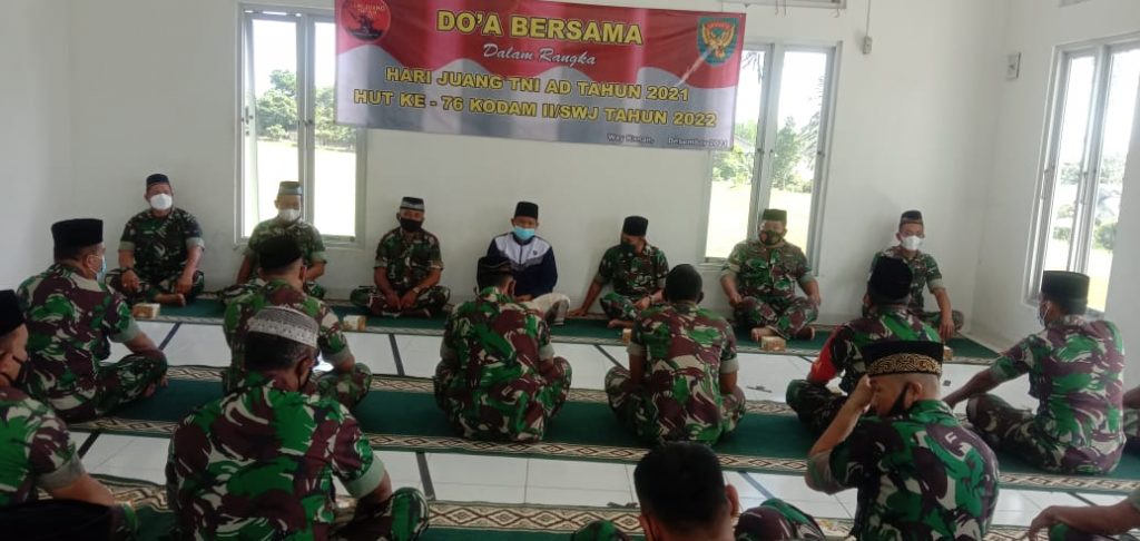 Kodim 0427/Way Kanan Gelar Do’a Bersama Peringati Hari Juang TNI AD Th 2021