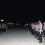 Waka Polres Tulang Bawang Barat Pimpin Apel Gelar Pasukan Pengamanan Malam Tahun baru 2022