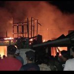 Kebakaran Dua Rumah di Banjit Kerugian Di Perkirakan Mencapai 400 Juta.