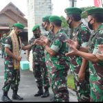 Jajaran Anggota Kodim 0422/LB Sambut Kedatangan Letkol Czi Anthon Wibowo 