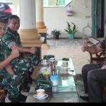Dandim  0422/LB LetKol  Czi  Anton Wibowo Kunjungi Kedai Kopi Ratu Luwak Liwa.
