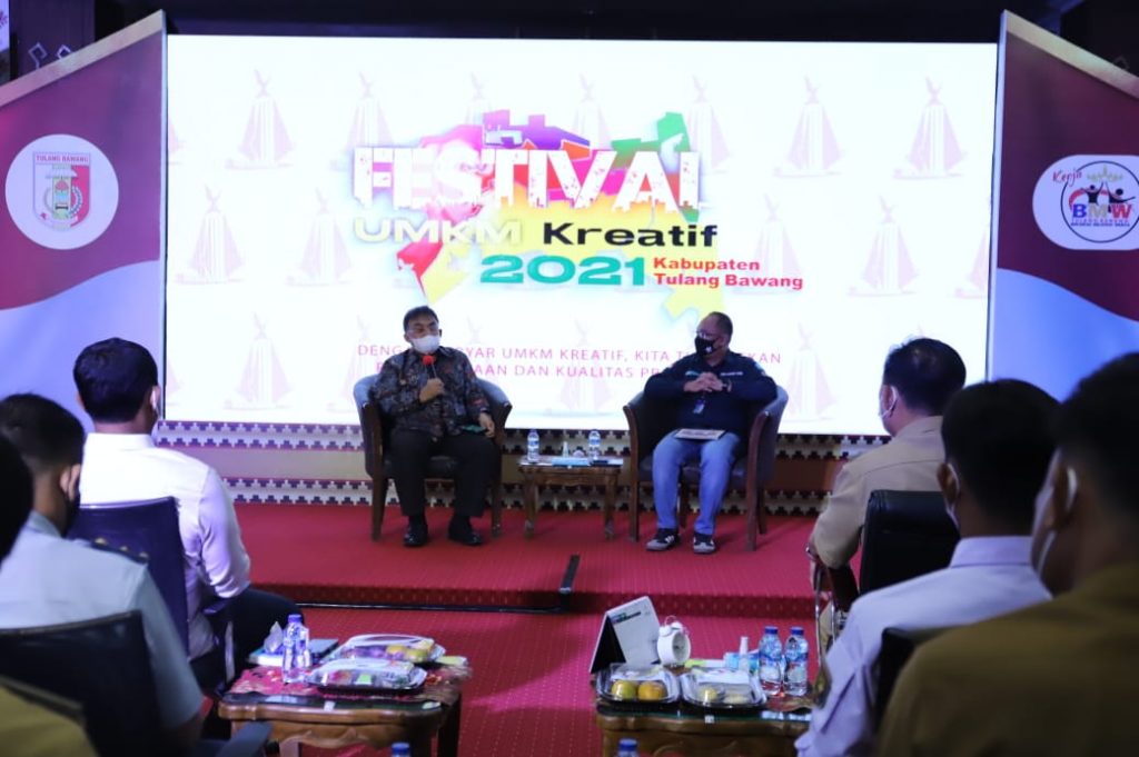 Rapat Webinar Tahun 2021 : Strategi Bangun UMKM Kreatif dan Pemasaran Produk UMKM di Era Digitalisasi