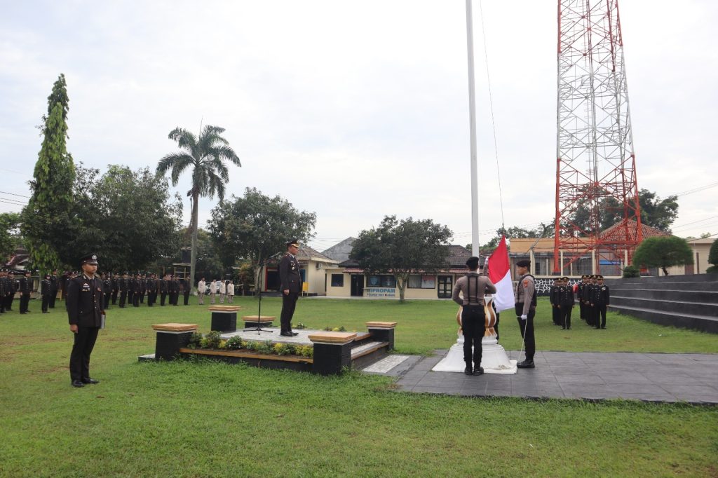 Polres Way Kanan Gelar Upacara Peringatan Hari Lahir Pancasila Tahun 2025