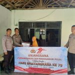 Hari Bhayangkara Ke 79, Kapolres Anjangsana dan Berikan Tali Asih Kepada Purnawirawan dan Warakawuri Polri