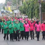 Polres Way Kanan Gelar Olahraga Bersama Hari Bhayangkara ke 79