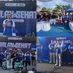 Antusias Warga Tegalwangi Warnai Jalan Santai Kolaborasi Wakil Ketua DPRD Jember Dedy Dwi Setiawan Dan Ka Dispora Jember
