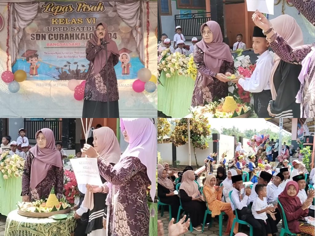 Lepas Pisah Murid SDN Curahkalong 04 Moment Spesial Bagi Murid Dan Orang Tuanya