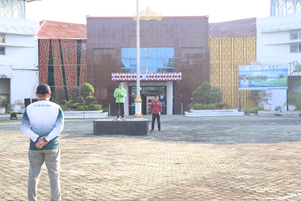 Pemkab Way Kanan Gelar Apel Peringatan Hari Lingkungan Hidup Sedunia Tahun 2025