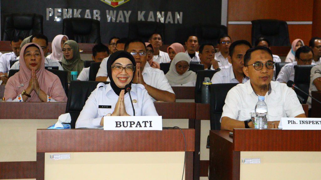 Bupati Way Kanan Hadiri Rakor Program Pembrantasan Korupsi Tahun 2025 Melalui MCP KPK