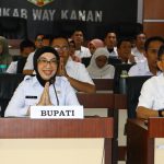 Bupati Way Kanan Hadiri Rakor Program Pembrantasan Korupsi Tahun 2025 Melalui MCP KPK