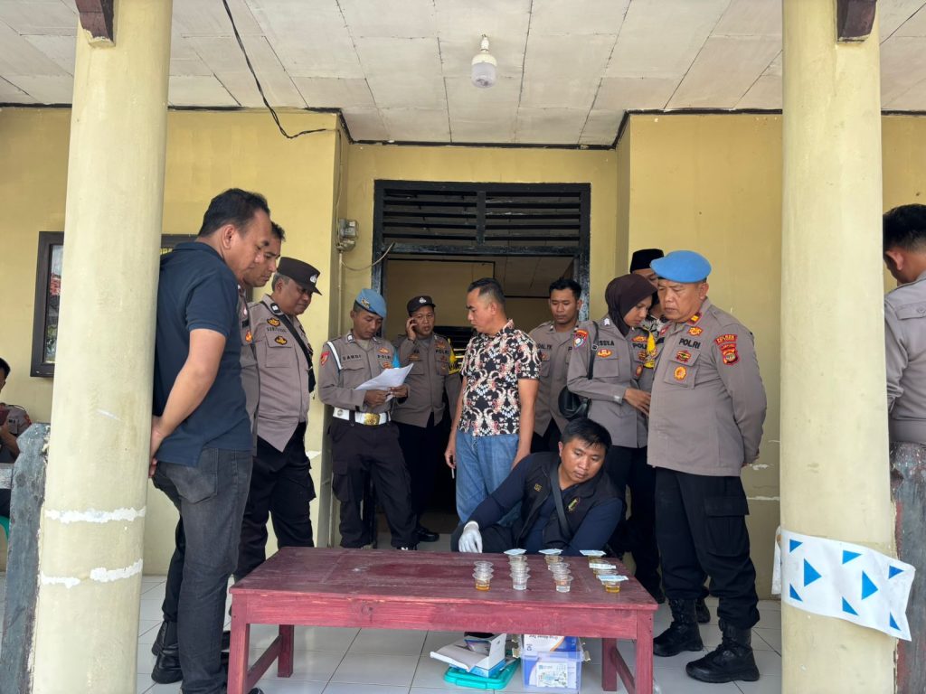 Sipropam Polres Way Kanan Laksanakan Gaktiplin, 2 Kapolsek dan Personel Polsek mendadak di Cek Urine