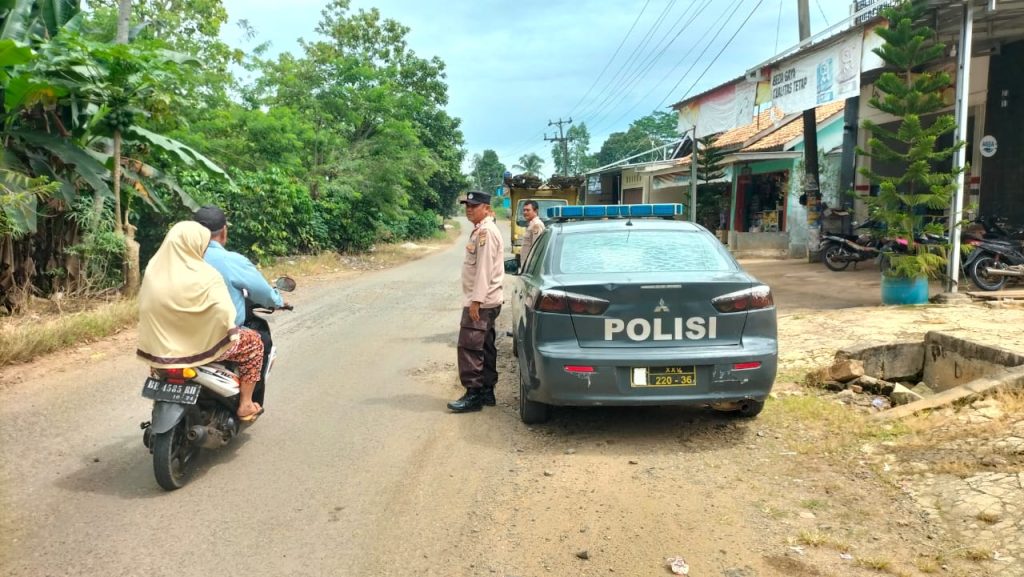 Polsek Gunung Labuhan Gelar Patroli KRYD di Jalan Kampung Curup Patah