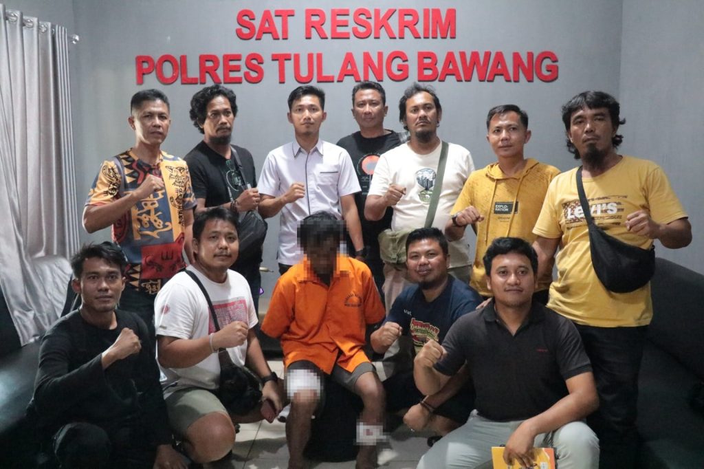 Tekab 308 Presisi Polres Tulang Bawang Tangkap Pelaku Pembunuhan dan Pemerkosaan Anak di Bedeng PT Indolampung