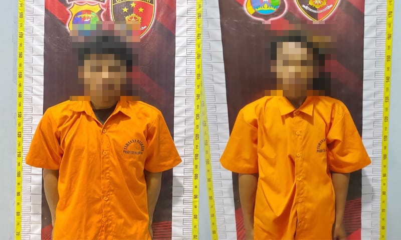 Tekab 308 Presisi Polres Tulang Bawang Tangkap Dua Pelaku Persetubuhan Anak Dibawah Umur di Kebun Karet