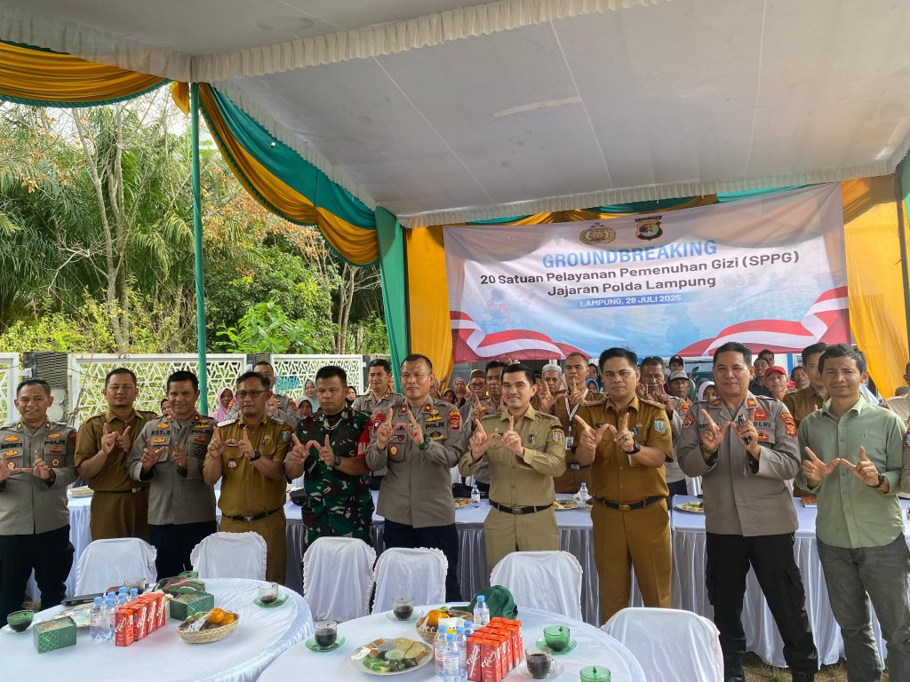Dukung Program MBG, Polres Way Kanan Laksanakan Ground Breaking Dapur SPPG oleh Kapolri Secara Daring di Banjit