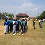 Danramil 427-05/Banjit Tinjau Langsung Pelatihan Paskibra Tingkat Kecamatan di Argomulyo