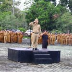 Pemkab Way Kanan Gelar Apel Mingguan di Lapangan Buway Pemuka