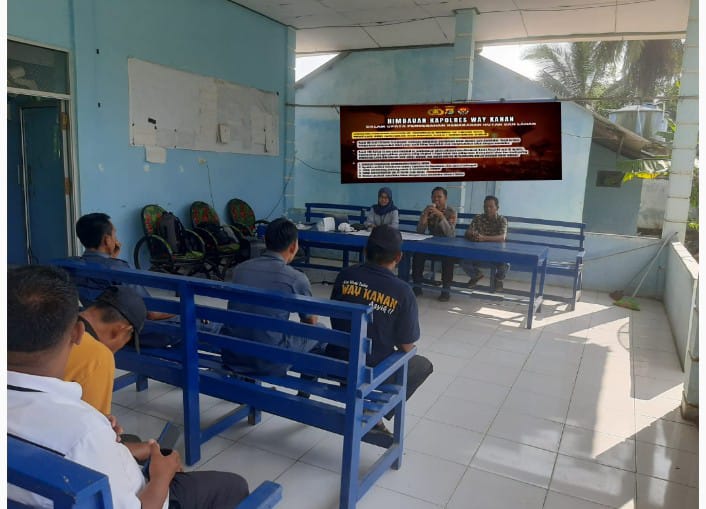 Polsek Way Tuba Gencarkan Sosialisasi Karhutla