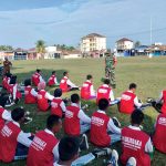 Babinsa Koptu Qori Berikan Motivasi Kepada Calon Paskibra Kecamatan Bumi Agung