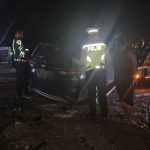 Kasatlantas Polres Way Kanan Datangi Laka Lantas Antara Bus dan Mini Bus Akibatkan Korban Luka di Baradatu