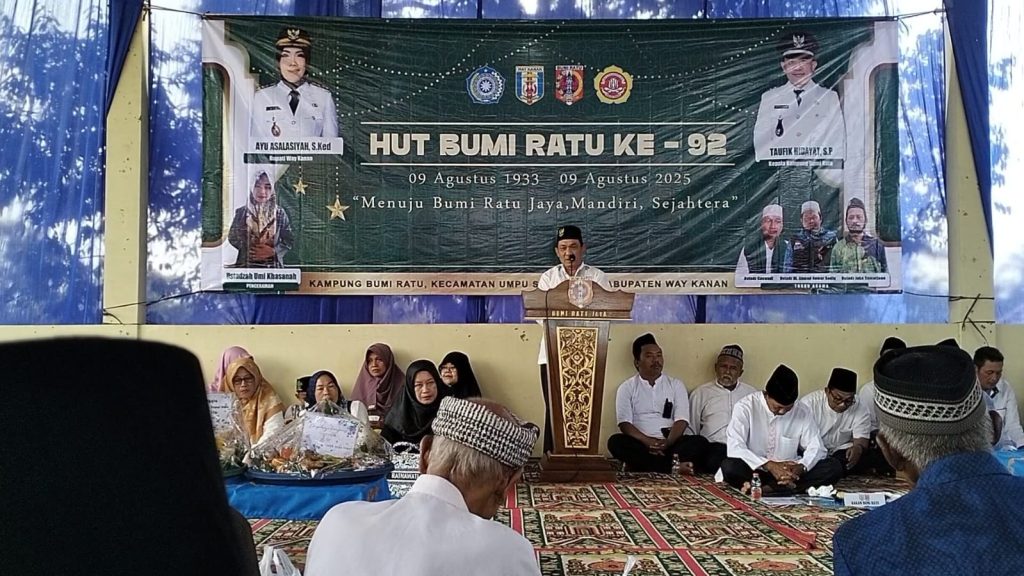 HUT Kampung Bumi Ratu Ke-92, Gelar Istighosah dan Pengajian