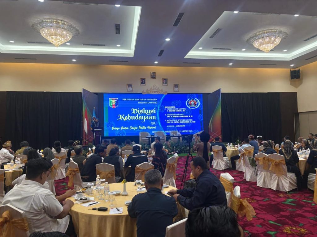 Gelar Diskusi Kebudayaan, PWI Lampung Ajak Kepala Daerah dan Wartawan Majukan Kebudayaan