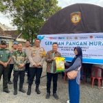 Polres Way Kanan Gelar Gerakan Pangan Murah Serentak di Polsek Baradatu