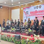 Letkol Arm Sigit Windarto, S.Sos.,M.Han Hadiri Upacara Pengukuhan Paskibraka Kabupaten Way Kanan