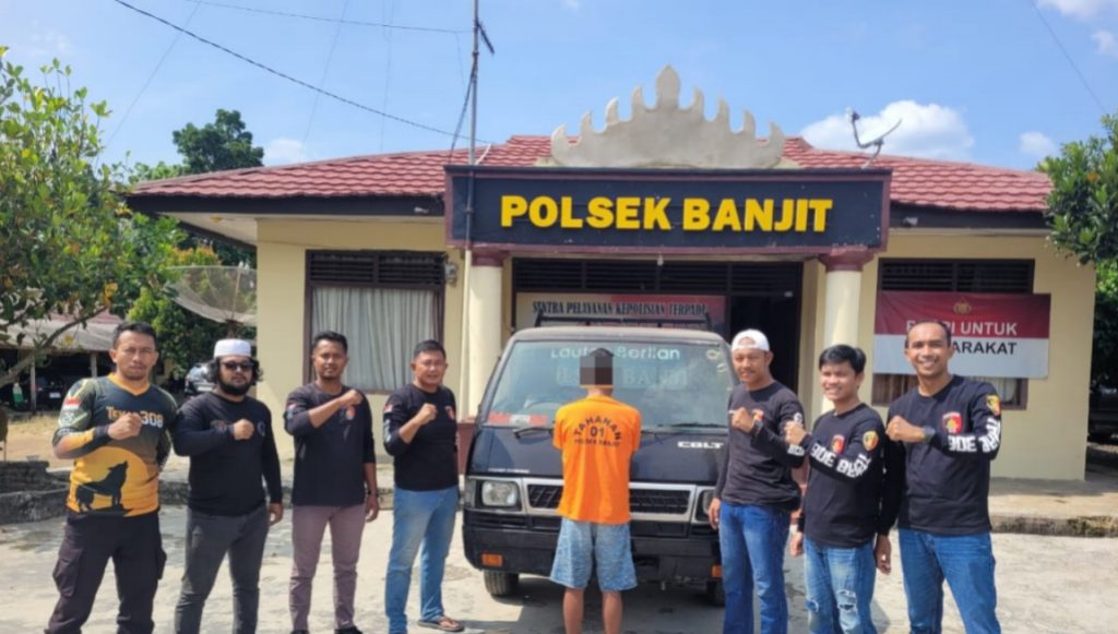 Curat Ranmor, Polisi Amankan Pelaku Diduga Curi Mobil Pick Up L300 di Banjit