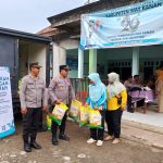 Polres Way Kanan Gelar Gerakan Pangan Murah di Balai Kampung Donomulyo