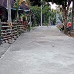 Pemerintah Desa tanjung Baru Bangun Jalan Rabat Beton Prime Aspal Dana Desa Anggaran 2025